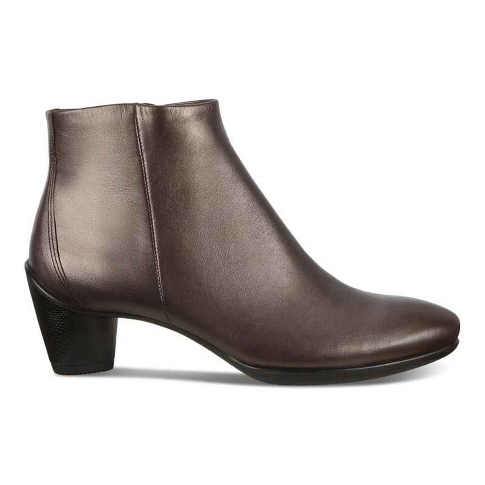 ECCO Womens Ankle Boots Brown - Sculptured 45 - HMK-826497